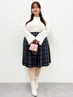 「marun（マルン）のアイテム」を使った、SMILE LAND（スマイルランド）さん（レディース・158cm）の秋コーディネート