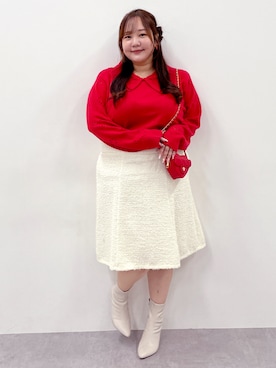 「nissen（ニッセン）のアイテム」を使った、SMILE LAND（スマイルランド）さん（レディース・158cm）の秋コーディネート