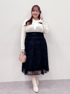 「marun（マルン）のアイテム」を使った、SMILE LAND（スマイルランド）さん（レディース・158cm）の秋コーディネート