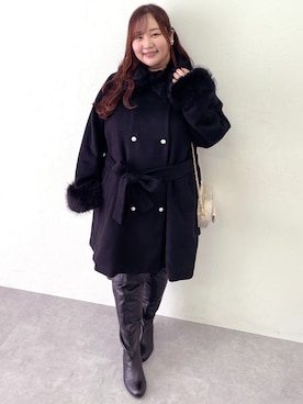 「marun（マルン）のアイテム」を使った、SMILE LAND（スマイルランド）さん（レディース・158cm）の秋コーディネート