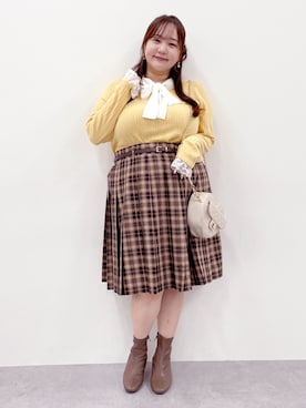 「marun（マルン）のアイテム」を使った、SMILE LAND（スマイルランド）さん（レディース・158cm）の秋コーディネート