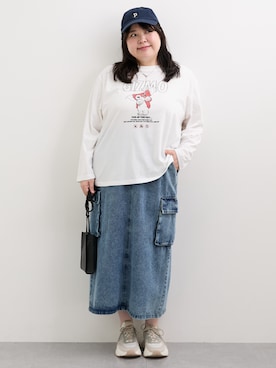 「ぽっちゃり」｜SMILE LAND（スマイルランド）さん（レディース・158cm）の秋コーディネート