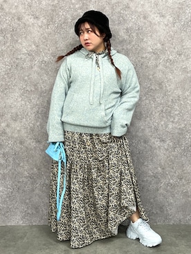 「アイテム（ワンピース/ドレス、ベージュ系）」を使った、SMILE LAND（スマイルランド）さん（レディース・155cm）の秋コーディネート