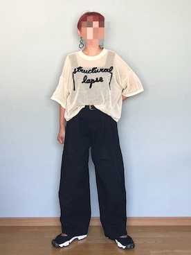 「Green　Parks（グリーンパークス）のアイテム」を使った、omochiさん（レディース・150cm）の夏コーディネート
