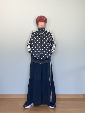 「アイテム（ジャージ）」を使った、omochiさん（レディース・150cm）の夏コーディネート
