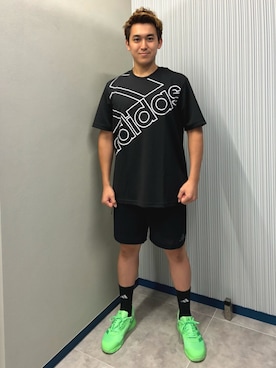 「アイテム（レッグウェア）」を使った、I•Kさん（メンズ・173cm）の夏コーディネート