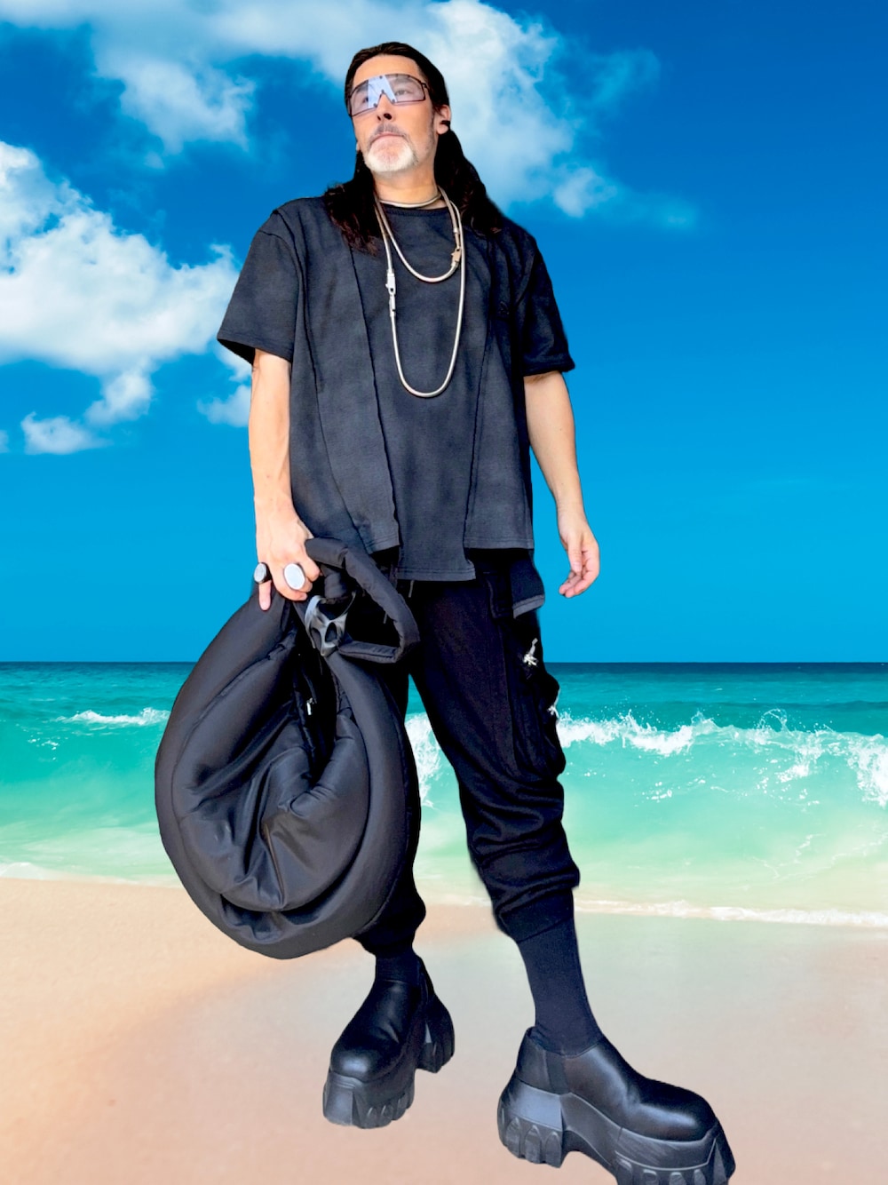 【足元で抜け感を作る】RICK OWENS スリッポン スニーカー 足元で抜け感を作る】RICK OWENS スリッポン スニーカー