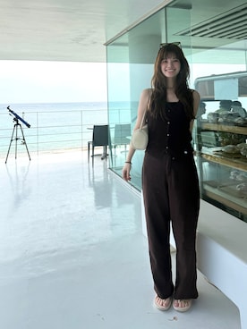 「TAW&TOE（トーアンドトー）のアイテム」を使った、nanaさん（レディース・170cm）の春コーディネート