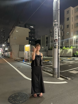 「アイテム（スカート）」を使った、nanaさん（レディース・170cm）の夏コーディネート