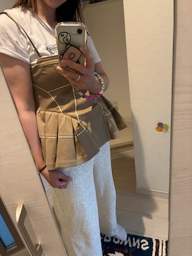 「Ungrid（アングリッド）のアイテム」を使った、かなさん（レディース・167cm）の春コーディネート