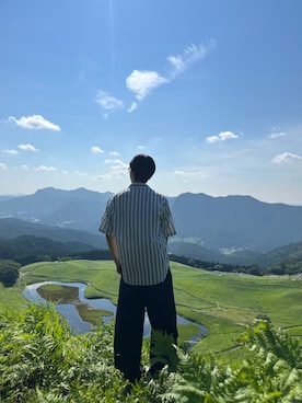 「BOTT（ボット）のアイテム」を使った、sotaさん（メンズ・183cm）の夏コーディネート