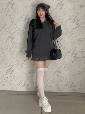 「アイテム（ニットキャップ/ビーニー）」を使った、karenさん（レディース・163cm）の夏コーディネート