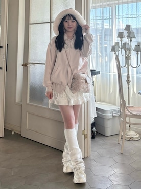 「厚底ブーツ」｜karenさん（レディース・163cm）の冬コーディネート