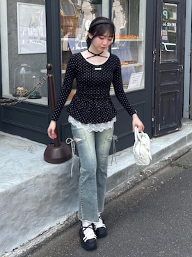 「OLIVE des OLIVE（オリーブデオリーブ）のアイテム」を使った、karenさん（レディース・163cm）の夏コーディネート