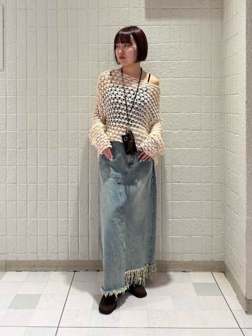 クロシェルーズニット