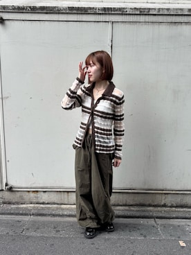 えみかさん（骨格ナチュラル・レディース・154cm）の秋コーディネート