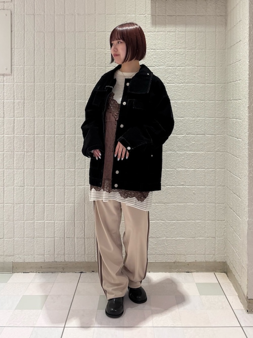 ハイネックデニムブルゾン（ブルゾン）｜KBF（ケイビーエフ）の