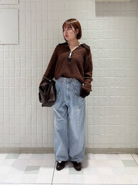 えみかさん(レディース・154cm)の冬コーディネート