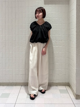 「KBF（ケイビーエフ）のアイテム（アクセサリー）」を使った、えみかさん（レディース・155cm）の夏コーディネート