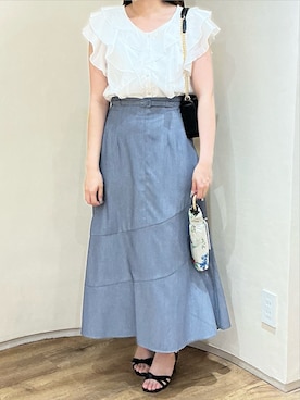 アトレ川崎店さん(レディース・160cm)の夏コーディネート