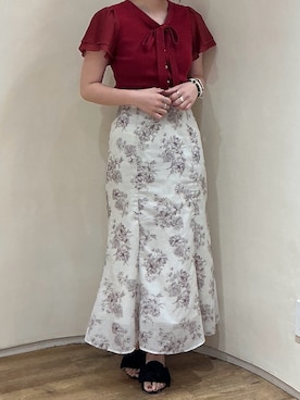 「MISCH MASCH（ミッシュマッシュ）のアイテム」を使った、アトレ川崎店さん（レディース・158cm）の夏コーディネート