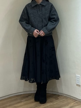 アトレ川崎店さん（レディース・158cm）の冬コーディネート