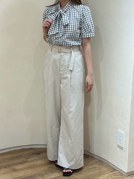 アトレ川崎店さん（レディース・155cm）の夏コーディネート