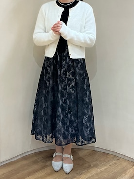 「アイテム（ワンピース/ドレス）」を使った、アトレ川崎店さん（レディース・158cm）の秋コーディネート