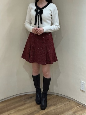 「MISCH MASCH（ミッシュマッシュ）のアイテム」を使った、アトレ川崎店さん（レディース・158cm）の冬コーディネート