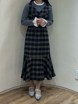 「MISCH MASCH（ミッシュマッシュ）のアイテム」を使った、アトレ川崎店さん（レディース・158cm）の冬コーディネート