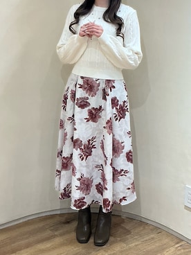 「ORiental TRaffic（オリエンタルトラフィック）のアイテム（ブーツ）」を使った、アトレ川崎店さん（レディース・158cm）の秋コーディネート