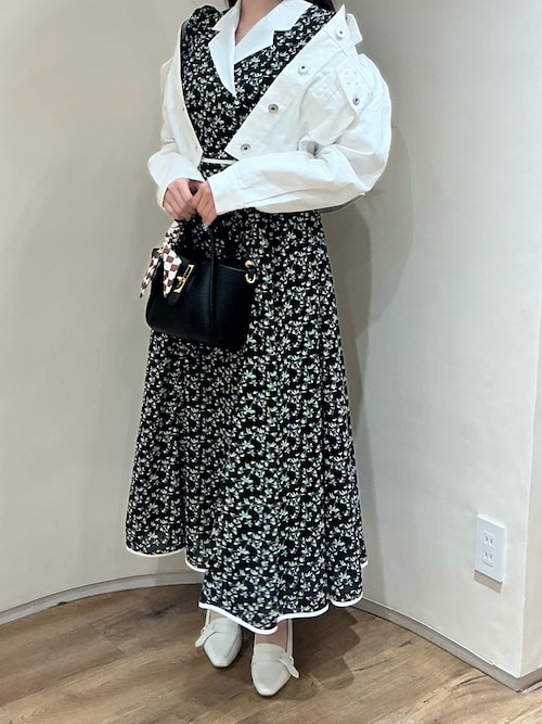 2026春夏新作 テーラーカラー花柄ワンピース（ワンピース）｜MISCH