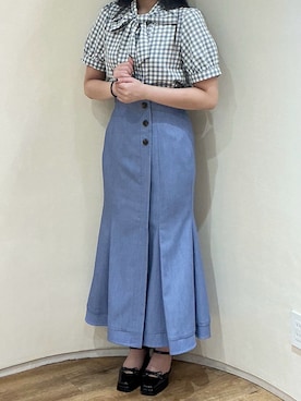 アトレ川崎店さん（レディース・160cm）の夏コーディネート