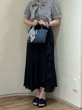 「MISCH MASCH（ミッシュマッシュ）のアイテム（スカート）」を使った、アトレ川崎店さん（レディース・160cm）の春コーディネート