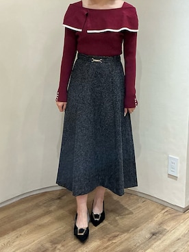 「MISCH MASCH（ミッシュマッシュ）のアイテム」を使った、アトレ川崎店さん（レディース・158cm）の冬コーディネート