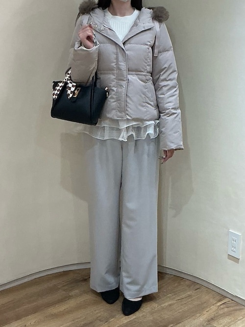 セール】2025秋冬新作 ペプラムラッフルニット（ニット/セーター