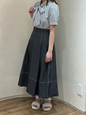 「MISCH MASCH（ミッシュマッシュ）のアイテム」を使った、アトレ川崎店さん（レディース・155cm）の春コーディネート