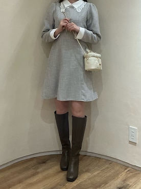 「MISCH MASCH（ミッシュマッシュ）のアイテム」を使った、アトレ川崎店さん（レディース・158cm）の冬コーディネート