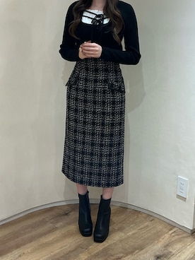 アトレ川崎店さん（レディース・158cm）の秋コーディネート