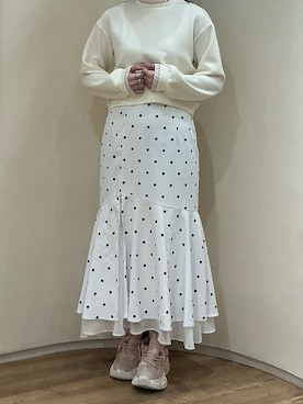 アトレ川崎店さん（レディース・160cm）の春コーディネート