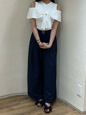 「MISCH MASCH（ミッシュマッシュ）のアイテム」を使った、アトレ川崎店さん（レディース・155cm）の夏コーディネート
