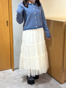 「ORiental TRaffic（オリエンタルトラフィック）のアイテム（ローファー）」を使った、アトレ川崎店さん（レディース・147cm）の秋コーディネート