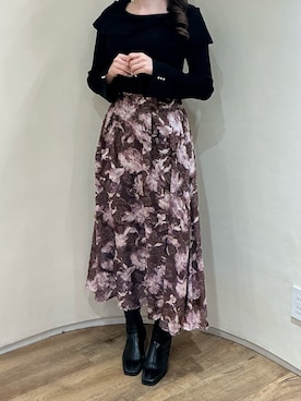 アトレ川崎店さん(レディース・158cm)の冬コーディネート