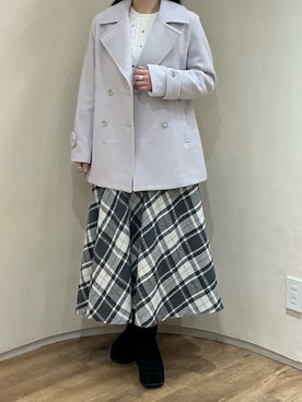 アトレ川崎店さん（レディース・158cm）の冬コーディネート