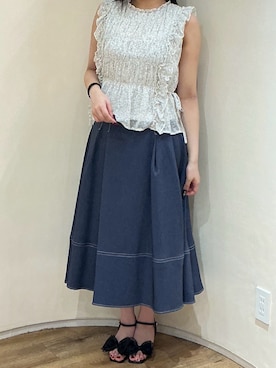 「MISCH MASCH（ミッシュマッシュ）のアイテム」を使った、アトレ川崎店さん（レディース・158cm）の夏コーディネート
