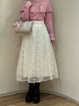 アトレ川崎店さん(レディース・158cm)の冬コーディネート