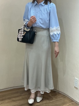 アトレ川崎店さん（レディース・155cm）の春コーディネート