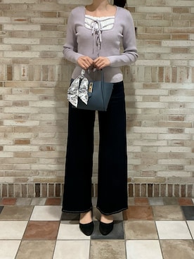 「ORiental TRaffic（オリエンタルトラフィック）のアイテム（パンプス）」を使った、アトレ川崎店さん（レディース・158cm）の秋コーディネート