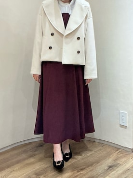 「MISCH MASCH（ミッシュマッシュ）のアイテム」を使った、アトレ川崎店さん（レディース・158cm）の秋コーディネート