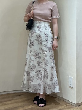「MISCH MASCH（ミッシュマッシュ）のアイテム（スカート）」を使った、アトレ川崎店さん（レディース・160cm）の春コーディネート